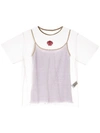 Tu Es Mon Tresor Layered Vest Top In Purple