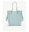 LOEWE Flamenco knot small leather and suede tote bag