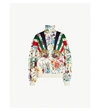 GUCCI FLORAL-PRINT JERSEY BOMBER JACKET