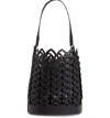 KATE SPADE MEDIUM DORIE LEATHER BUCKET BAG - BLACK,PXRUA169