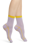 HYSTERIA BY HAPPY SOCKS LILY RIB ANKLE SOCKS,SISLIL12-7000