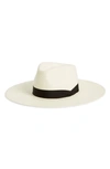 Rag & Bone Wide Brim Panama Hat In White