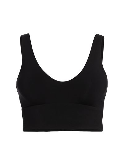 Commando Womens Black Butter Comfy Scoop-neck Stretch-jersey Bralette S