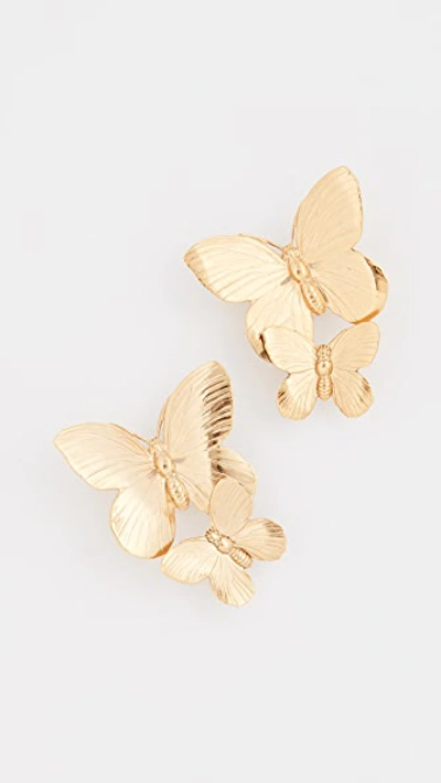 Jennifer Behr Papillon 18k Gold-plated Earrings