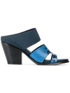 A.F.VANDEVORST BLOCK HEEL MULE SANDALS