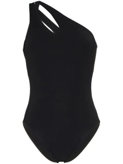 Araks Umika One-shoulder Cutout Swimsuit - 黑色 In Black
