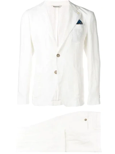 Manuel Ritz Two Piece Suit - 白色 In White