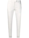 DONDUP WHITE SKINNY TROUSERS