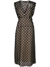 THEORY POLKA DOT CASUAL DRESS