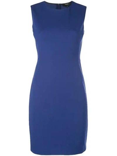 Theory Classic Formal Dress In Blue