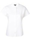THEORY SHORT-SLEEVE FITTED SHIRT