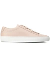 Common Projects Pink Original Achilles Low Sneakers In Pink ,white