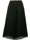 FORTE FORTE BLACK FLARED TROUSERS
