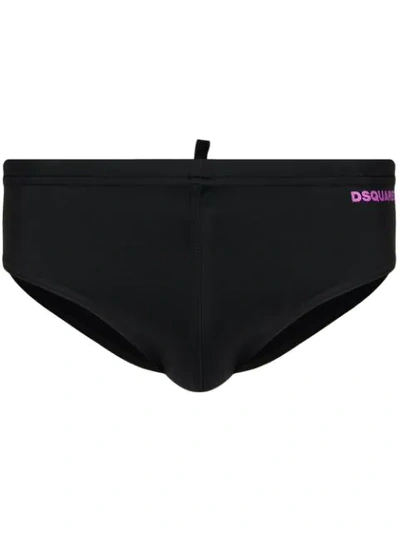 Dsquared2 Icon Swim Slips In Black