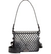 OFF-WHITE NET PVC FLAP BAG - BLACK,OWNA011R19D000571000