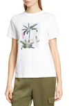 TED BAKER JACQI PISTACHIO GRAPHIC TEE,WMB-JACQI-WH9W