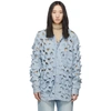 VETEMENTS VETEMENTS BLUE LEVIS EDITION DENIM CUT-OUT SHIRT