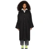 ADER ERROR BLACK SINGLE COAT