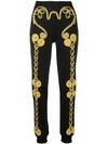 MOSCHINO EMBROIDERED TRACK PANTS