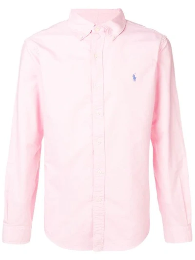 Polo Ralph Lauren Pink Logo Shirt In Pink
