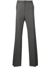 VERSACE PINSTRIPE TAILORED TROUSERS