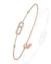 Messika Move Uno 18-karat Rose Gold Diamond Bracelet