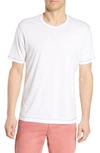 Robert Graham Maxfield Tailored Fit V-neck T-shirt In White