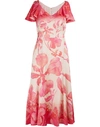 PETER PILOTTO SILK MAXI DRESS,DR37 SS19/GRADIENT FLOWER PINK