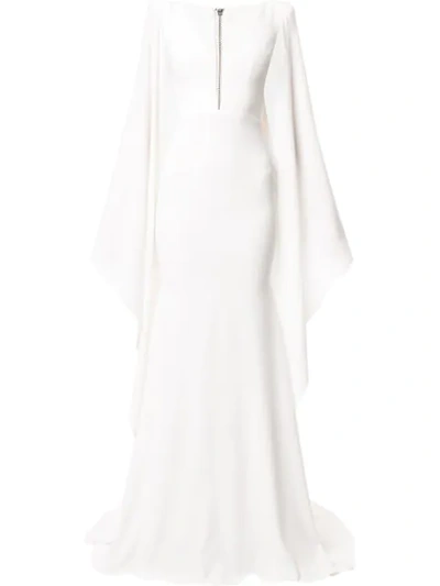 Alex Perry Cassine Dress In White