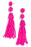 BAUBLEBAR GRANITA BEADED TASSEL EARRINGS,31720