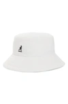 Kangol Bermuda Bucket Hat In White