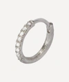 Annoushka 18ct White Gold Dusty Diamonds Large Hoop Earring In White Gold