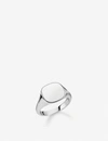 Thomas Sabo Mens Silver Rebel At Heart Sterling Silver Signet Ring N.5 In Silver (silver)