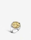 Thomas Sabo Mens Yellow Gold Faith, Love, Hope 18ct Yellow-gold Plated Silver Signet Ring In Yellow Gold