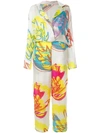ALL THINGS MOCHI ALL THINGS MOCHI PRINTED JUMPSUIT - 白色