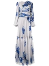 COSTARELLOS FLORAL MAXI DRESS