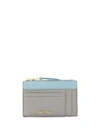 MIU MIU TWO-TONE MADRAS LEATHER WALLET