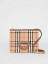 BURBERRY The Small Vintage Check D-ring Bag