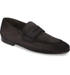 To Boot New York Men's Enzo Suede Penny Loafers In Softy Lavagna