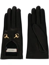 GUCCI HARDWARE EMBELLISHED GLOVES