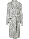 FLEUR DU MAL LEOPARD-PRINT LONG ROBE