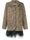 Simonetta Ravizza Leopard Print Blazer In Brown