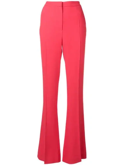 Giambattista Valli Bootcut Trousers - 红色 In Red