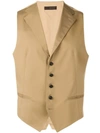 Tagliatore Dennis Waistcoat In Neutrals