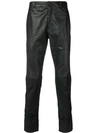 HAIDER ACKERMANN TAPERED PANELLED TROUSERS