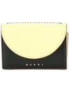 MARNI CURVED FLAP WALLET