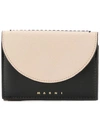 MARNI CURVED FLAP WALLET