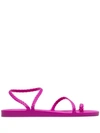 Ancient Greek Sandals Pink Eleftheria Jelly Sandals In Pink