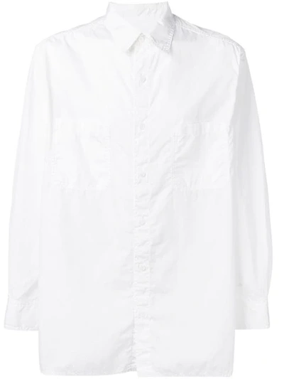 Yohji Yamamoto 白色棉质衬衫 In White