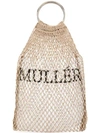 MULLER OF YOSHIOKUBO FISHNET LOGO MINI BAG